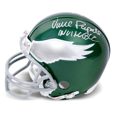Mark Wahlberg and Vince Papale Autographed Invincible Mini-Helmet