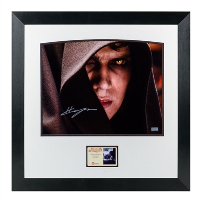 Hayden Christensen Autographed Star Wars Revenge of the Sith Anakin Skywalker 11x14 Framed Photo