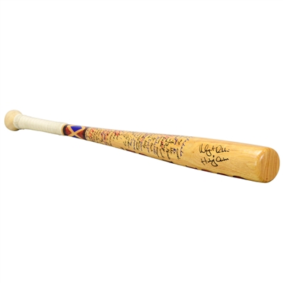 Margot Robbie Autographed Suicide Squad Harley Quinn Good Night Baseball Bat with Harley Quinn Inscription