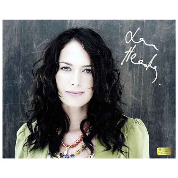 Lena Headey Autographed Portrait 8x10 Photo