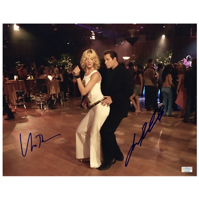 Uma Thurman and John Travolta Autographed Be Cool 11x14 Scene Photo