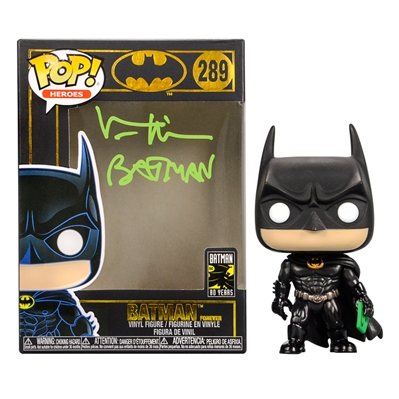 Val Kilmer Autographed Batman Forever #289 Pop! Vinyl Figure with Batman Inscription