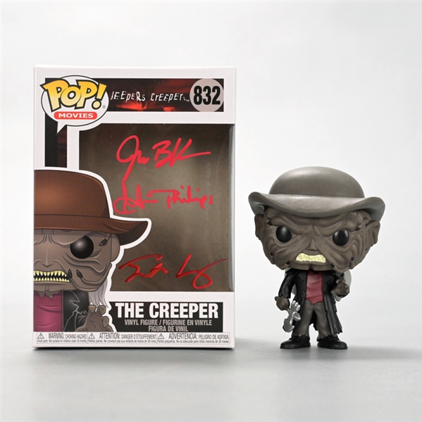 Jonathan Breck, Justin Long, Gina Philips Autographed Funko Jeepers Creepers POP Vinyl #832