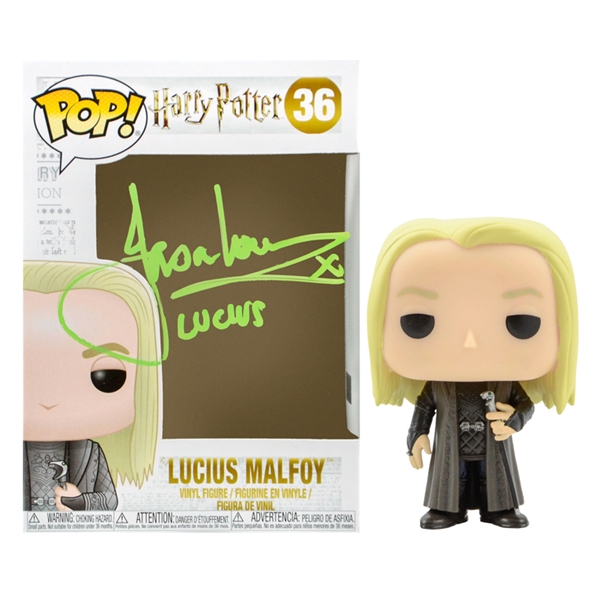 Jason Isaacs Autographed Harry Potter Lucius Malfoy #36 Pop! Vinyl Figure