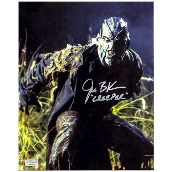 Jonathan Breck Autographed 2001 Jeepers Creepers 8x10 Scene Photo