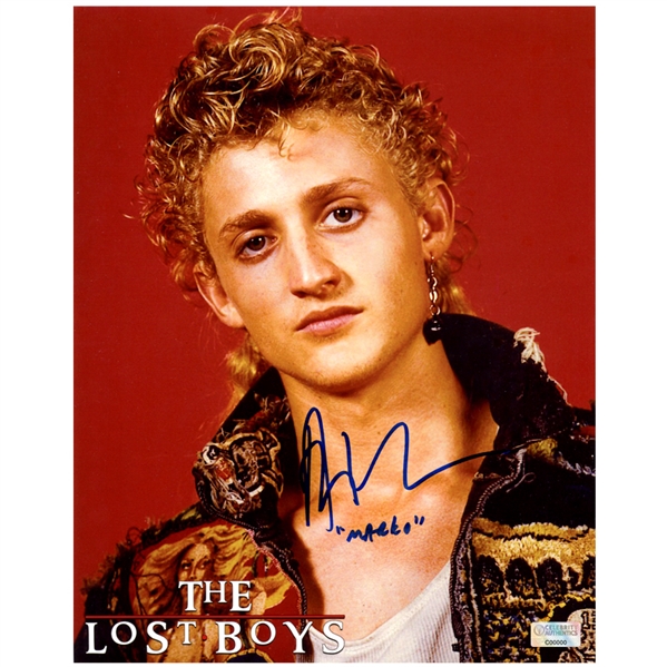 Alex Winter Autographed 1987 Lost Boys Marko 8x10 Photo