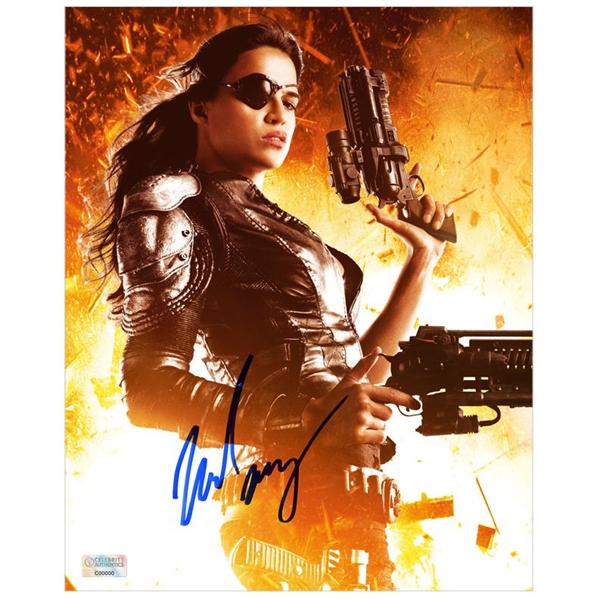 Michelle Rodriguez Autographed Machete Kills Luz 8x10 Photo