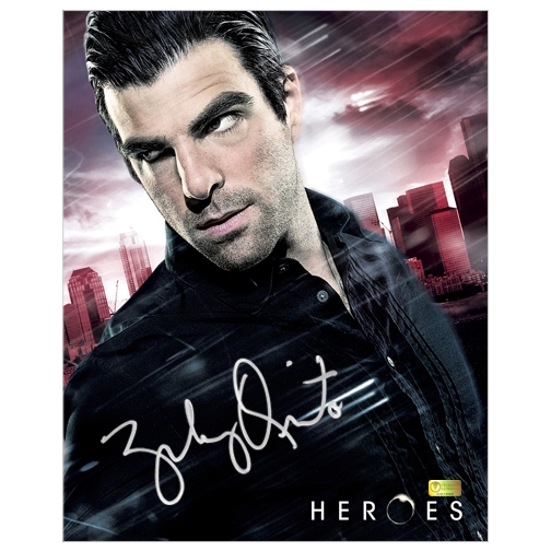 Zachary Quinto Autographed Heroes 8x10 Sylar Photo