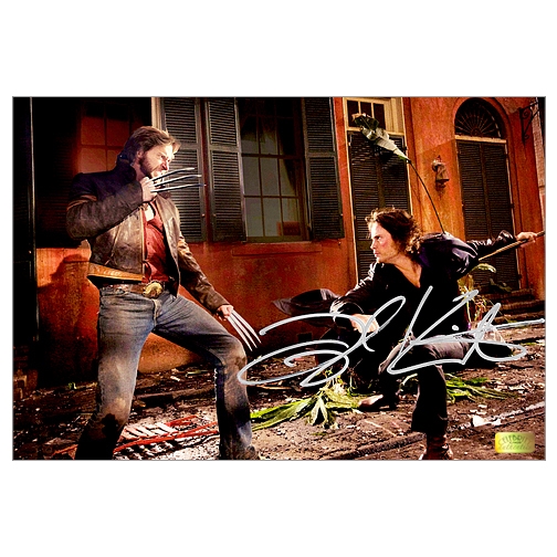 Taylor Kitsch Autographed 8x12 X-Men Gambit and Wolverine Photo