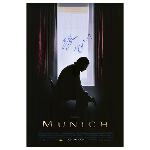 Daniel Craig, Eric Bana Autographed 2005 Munich 27×40 Original Double-Sided Movie Posteric Bana Autographed 2005 Munich 27×40 Original Double-Sided Movie Poster