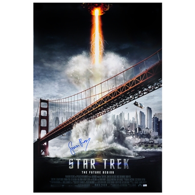 Simon Pegg Autographed 2009 Star Trek Original 27x40 Double-Sided Movie Poster