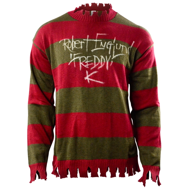 Robert Englund Autographed A Nightmare on Elm Street Freddy Krueger Sweater