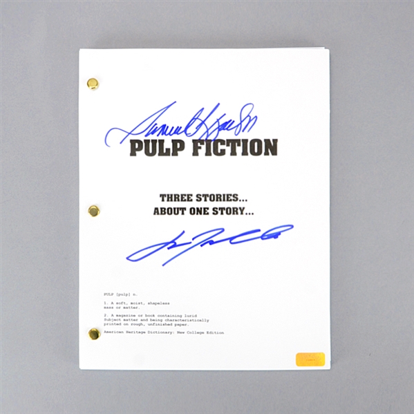 Samuel L. Jackson, John Travolta Autographed 1994 Pulp Fiction Full Script