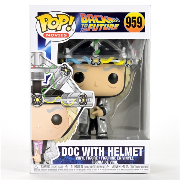 Back to the Future Doc Brown With Helmet POP Vinyl Figure #959