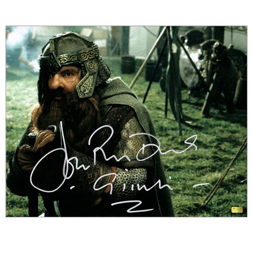 John Rhys-Davies Autographed Lord of the Rings 8x10 Photo