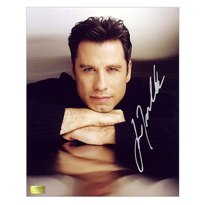 John Travolta Autographed 8×10 Portrait Photo