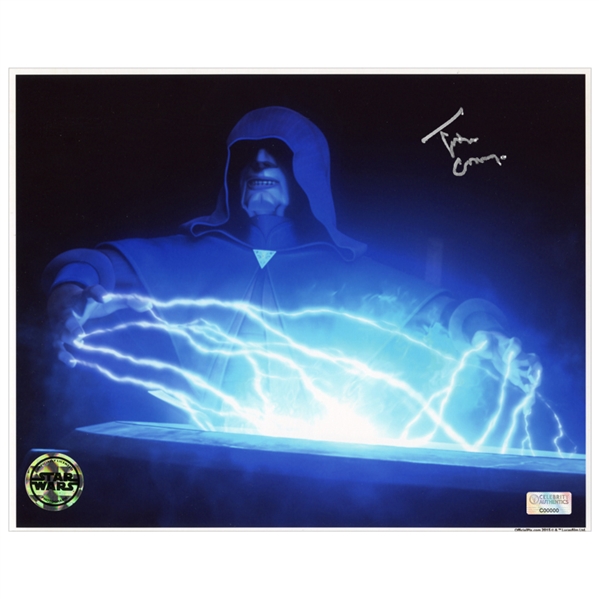 Tim Curry Autographed Star Wars: The Clone Wars Darth Sidious 8x10 Photo