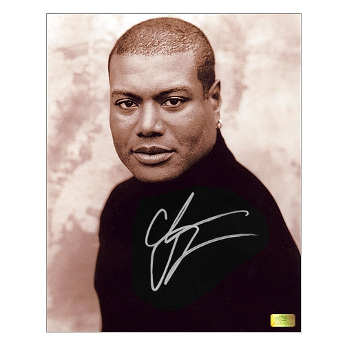 Christopher Judge Autographed Sepia 8x10 Portrait Photo