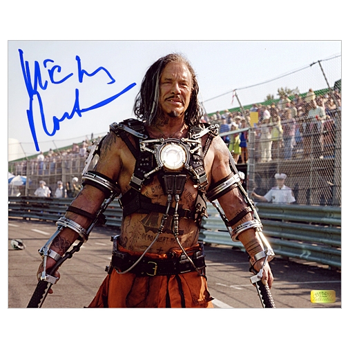 Mickey Rourke Autographed Iron Man 2 Whiplash 8x10 Photo