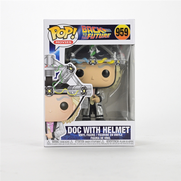 Back to the Future Doc Brown With Helmet POP Vinyl Figure #959