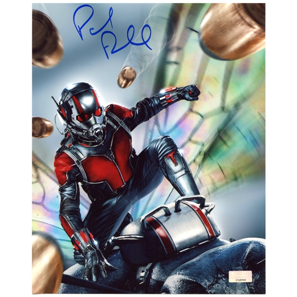 Paul Rudd Autogaphed Ant-Man Action 8x10 Photo