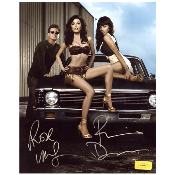 Rose McGowan and Rosario Dawson Autographed Death Proof 8x10 Photo