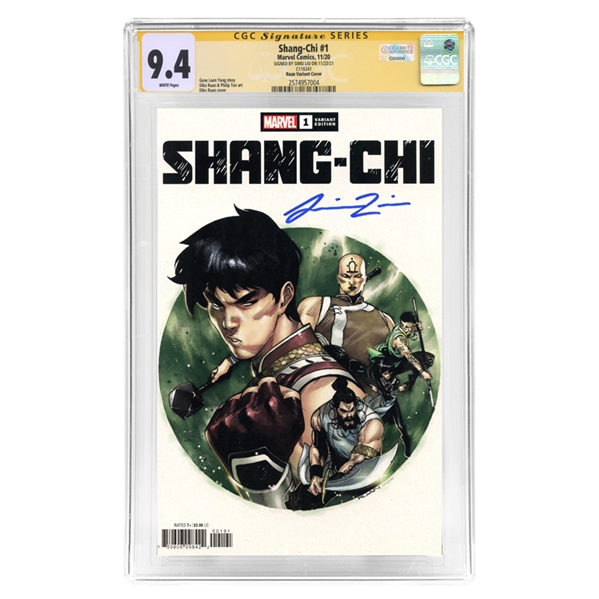 Simu Liu Autographed Shang-Chi #1 CGC 9.4 