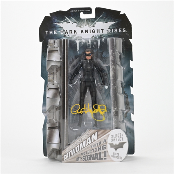 Anne Hathaway Autographed The Dark Knight Rises Movie Masters Catwoman Action Figure