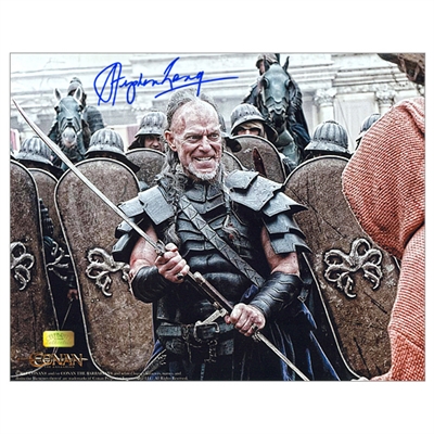 Stephen Lang Autographed 8x10 Conan the Barbarian Action Photo
