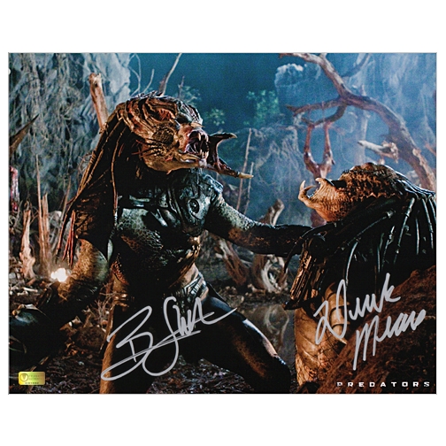 Derek Mears and Brian Steele Autographed 8×10 Predators Battle Photo