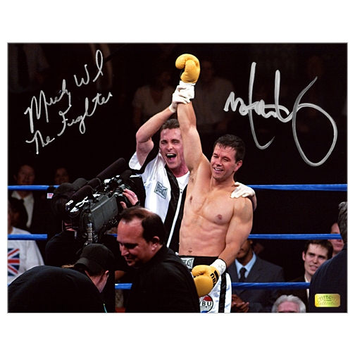 Mark Wahlberg and Micky Ward Autographed The Fighter 8x10 Photo