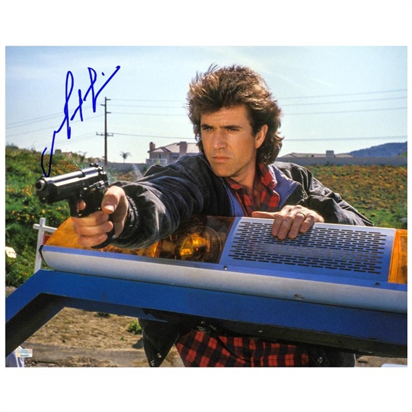 Mel Gibson Autographed 1992 Lethal Weapon III Martin Riggs 16x20 Scene Photo