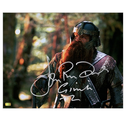 John Rhys Davies Autographed 8x10 Lord of the Rings Gimli Photo
