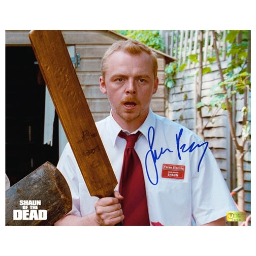 Simon Pegg Autographed 8x10 Shaun of the Dead Scene Photo