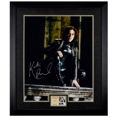 Kate Beckinsale Autographed Underworld Selene in the Shadows 16x20 Framed Photo