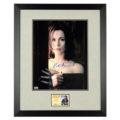Kate Beckinsale Autographed Underworld Selene 11x14 Framed Scene Photo