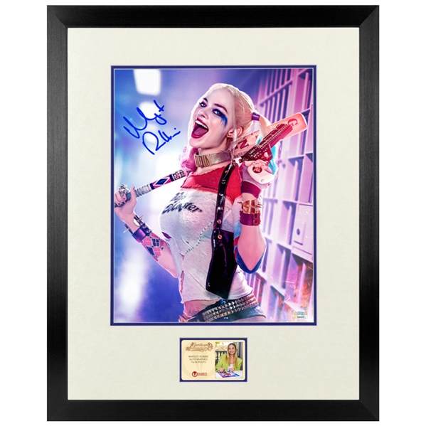 Margot Robbie Autographed Suicide Squad Harley Quinn 11×14 Framed Photo