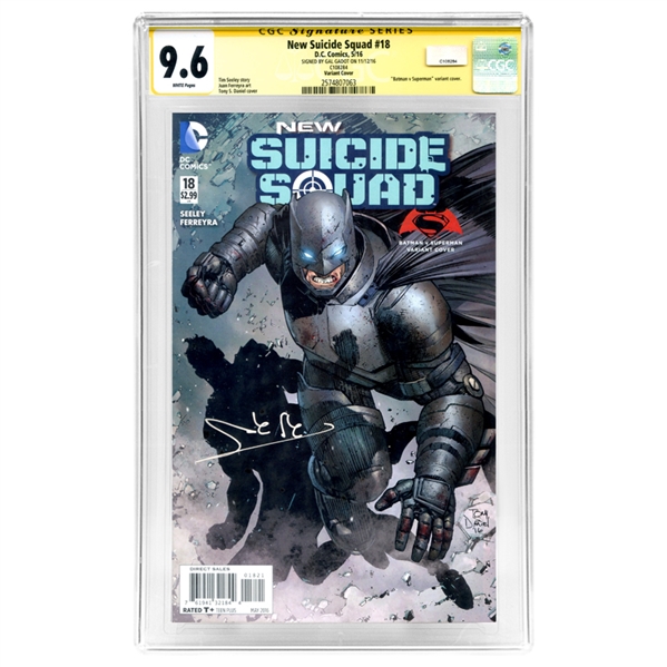 Gal Gadot Autographed New Suicide Squad #18 CGC SS 9.6