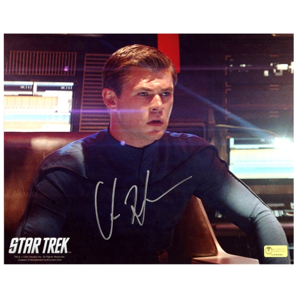 Chris Hemsworth Autographed Star Trek George Kirk 8x10 Photo 140  Condition: 