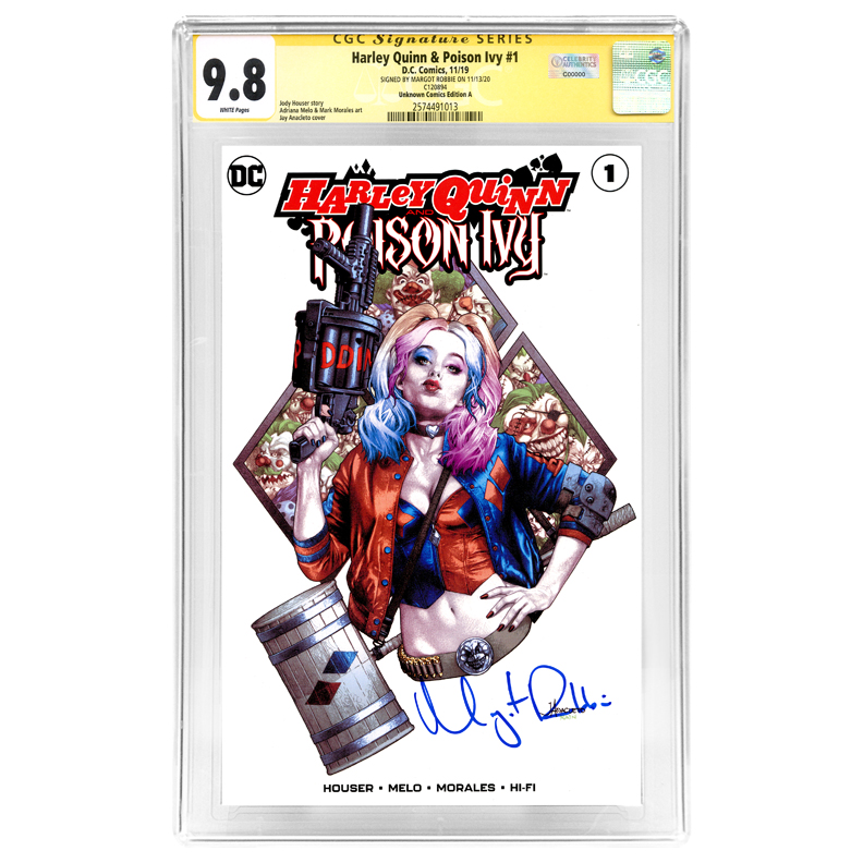 Lot Detail Margot Robbie Autographed 2019 Harley Quinn And Poison Ivy