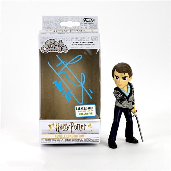 Matthew Lewis Autographed Harry Potter Neville Longbottom Rock Candy Figure