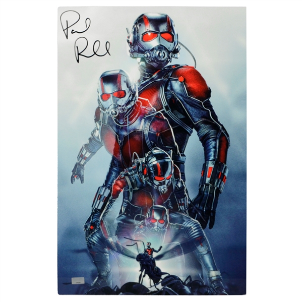 Paul Rudd Autographed Ant-Man Morph 12×18 CinaPanel