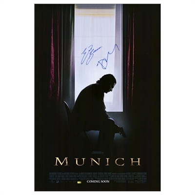 Daniel Craig & Eric Bana Autographed Munich Original 27x40 Double-Sided Movie Poster