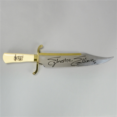 Sylvester Stallone Autographed Expendables 14” Knife
