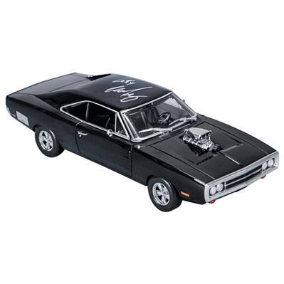 Michelle Rodriguez Autographed 1:18 Scale Die-Cast Fast and Furious Doms 1970 Dodge Charger