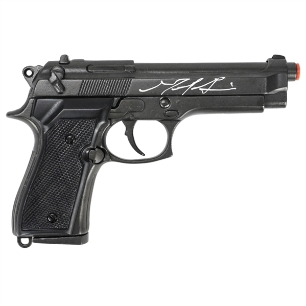 Mel Gibson Autographed Lethal Weapon Riggs M92 Automatic Pistol Non-Firing Replica Gun