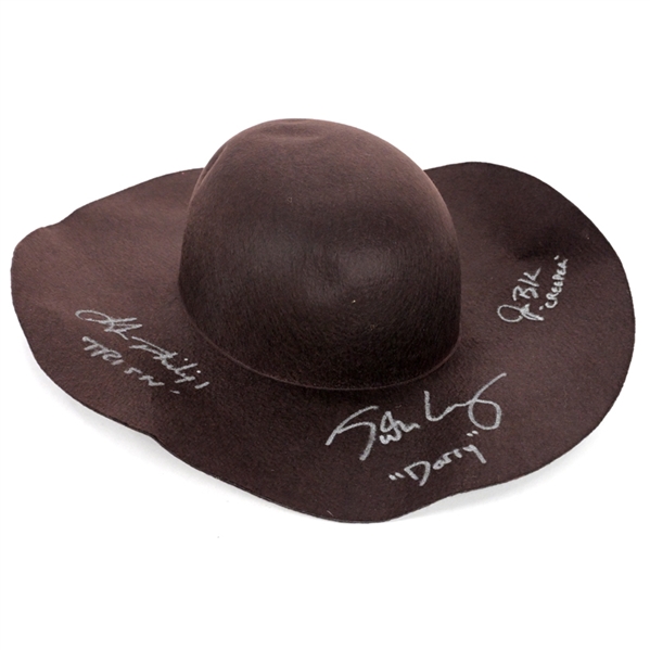 Justin Long, Jonathan Breck, Gina Philips Autographed Jeepers Creepers The Creepers Hat