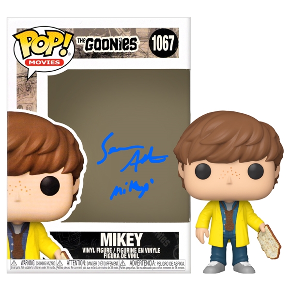 Sean Astin Autographed Goonies Mikey POP! Vinyl Figure