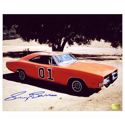  George Barris Autographed The Dukes of Hazzard General Lee 8x10 Photo