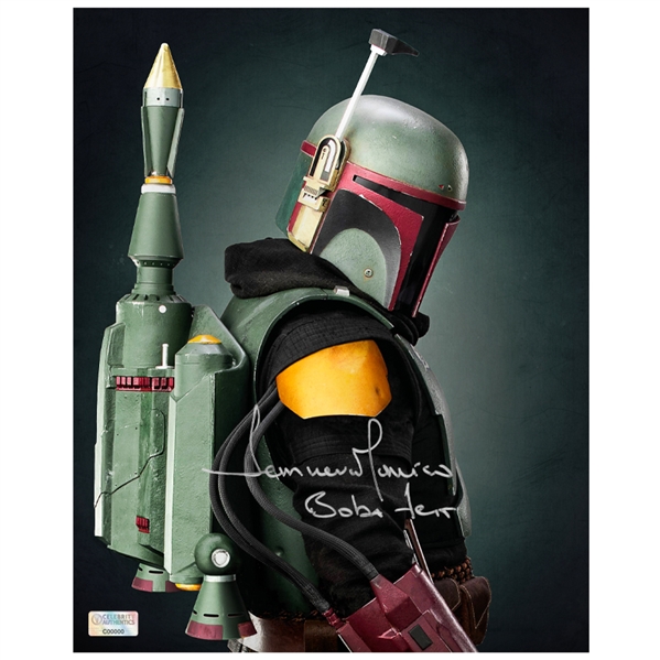 Temuera Morrison Autographed Star Wars The Book of Boba Fett 8x10 Photo